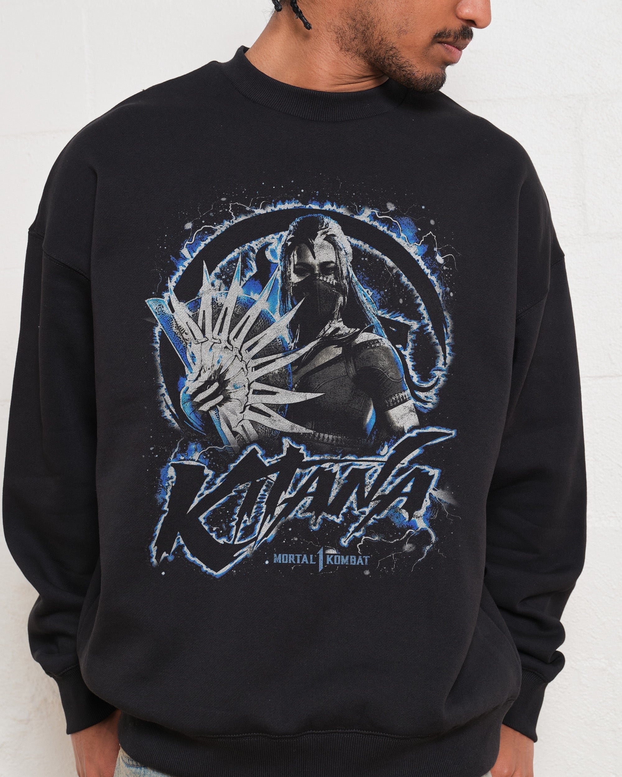 Kitana Sweatshirt Mortal Kombat Collab Premium Graphic Sweatshirt