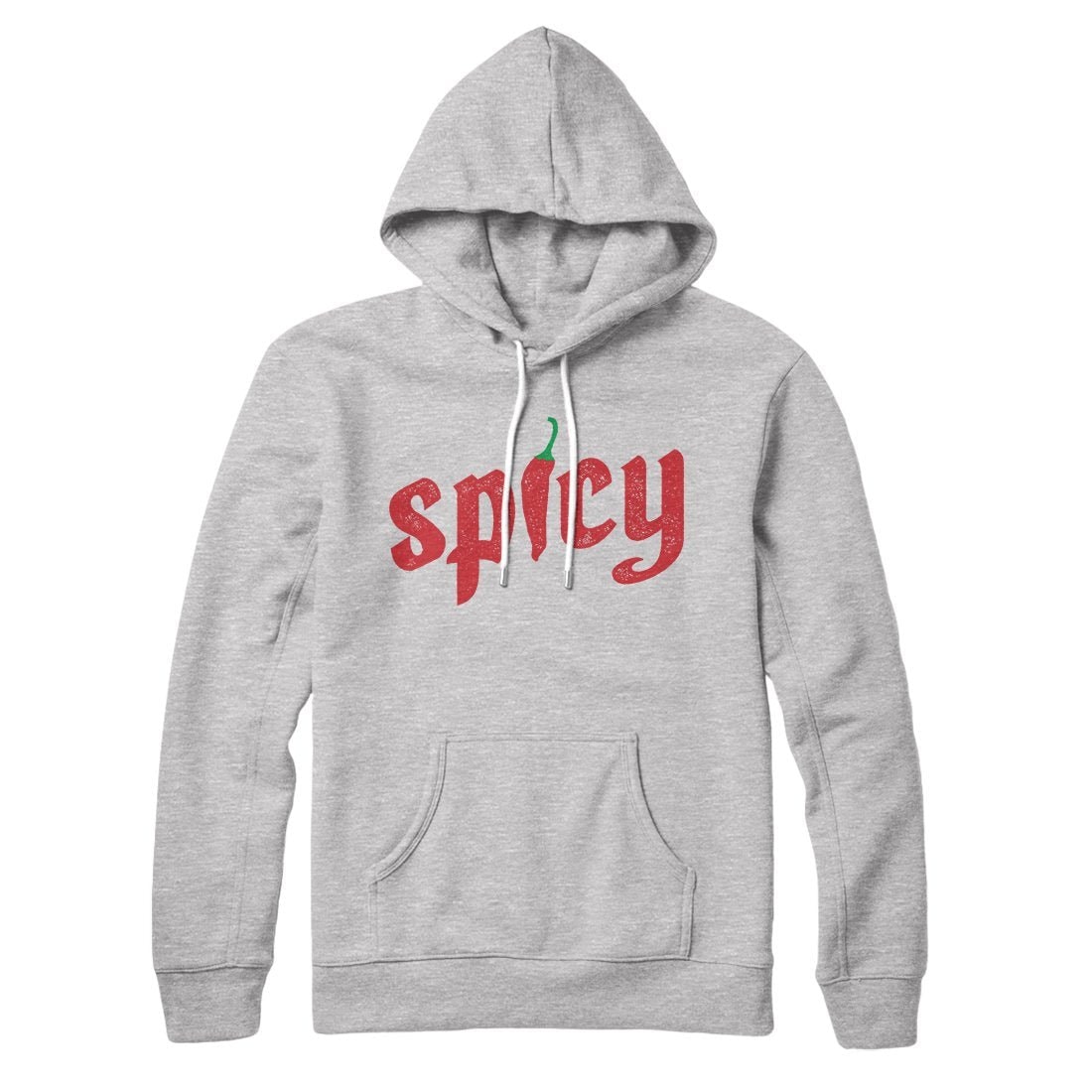 Spicy Unisex Pullover Hoodie - Cotton Polyester Loose Fit Kangaroo Pocket