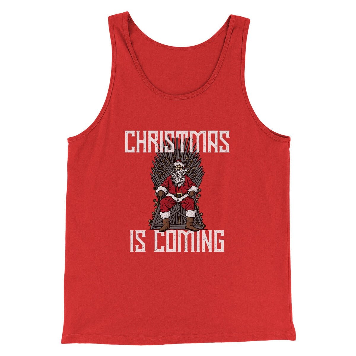 Christmas Is Coming Men Unisex Tank Top All I Want For Christmas Is A Dragon