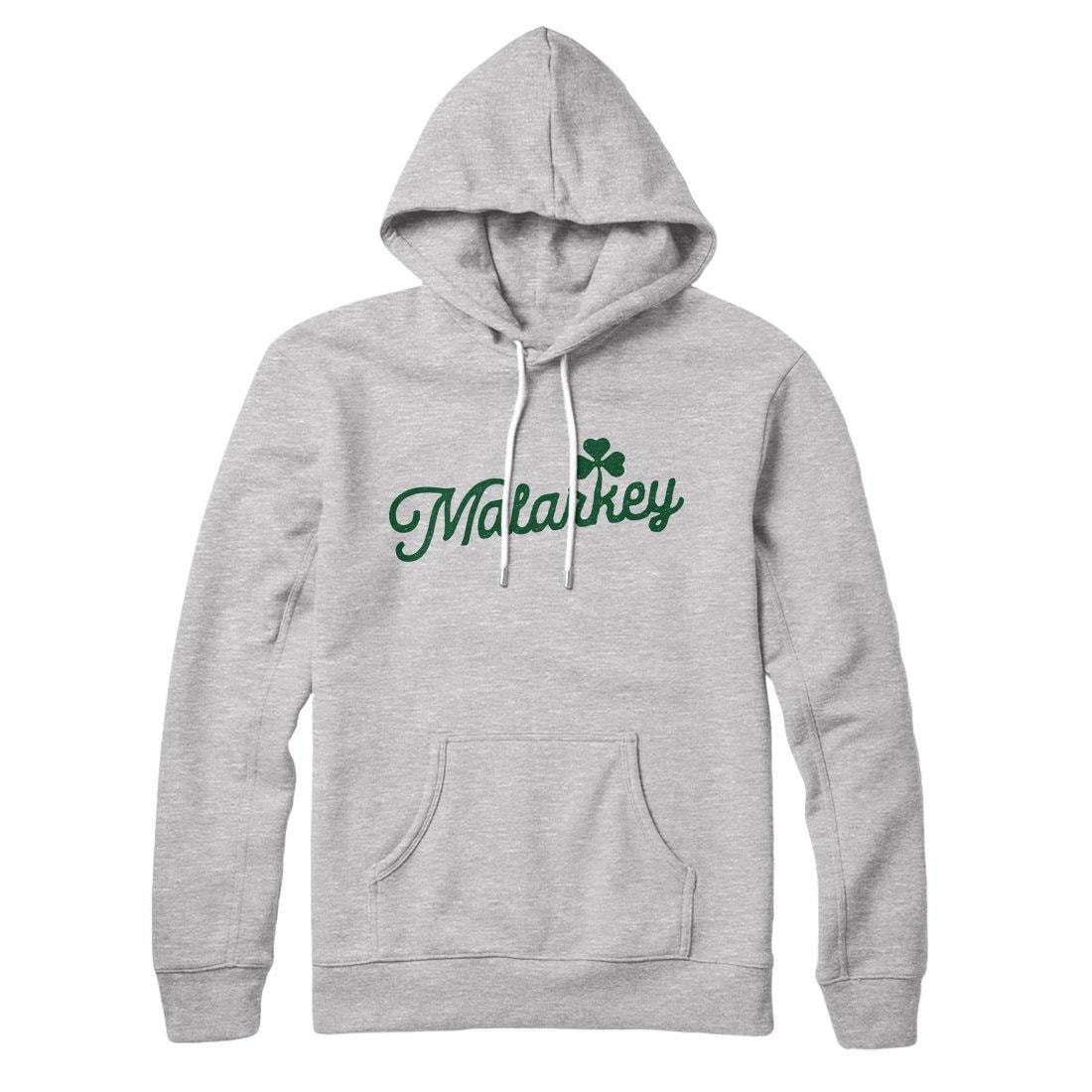 Malarkey Shamrock Pullover Hoodie - Unisex Cotton Polyester Loose Fit