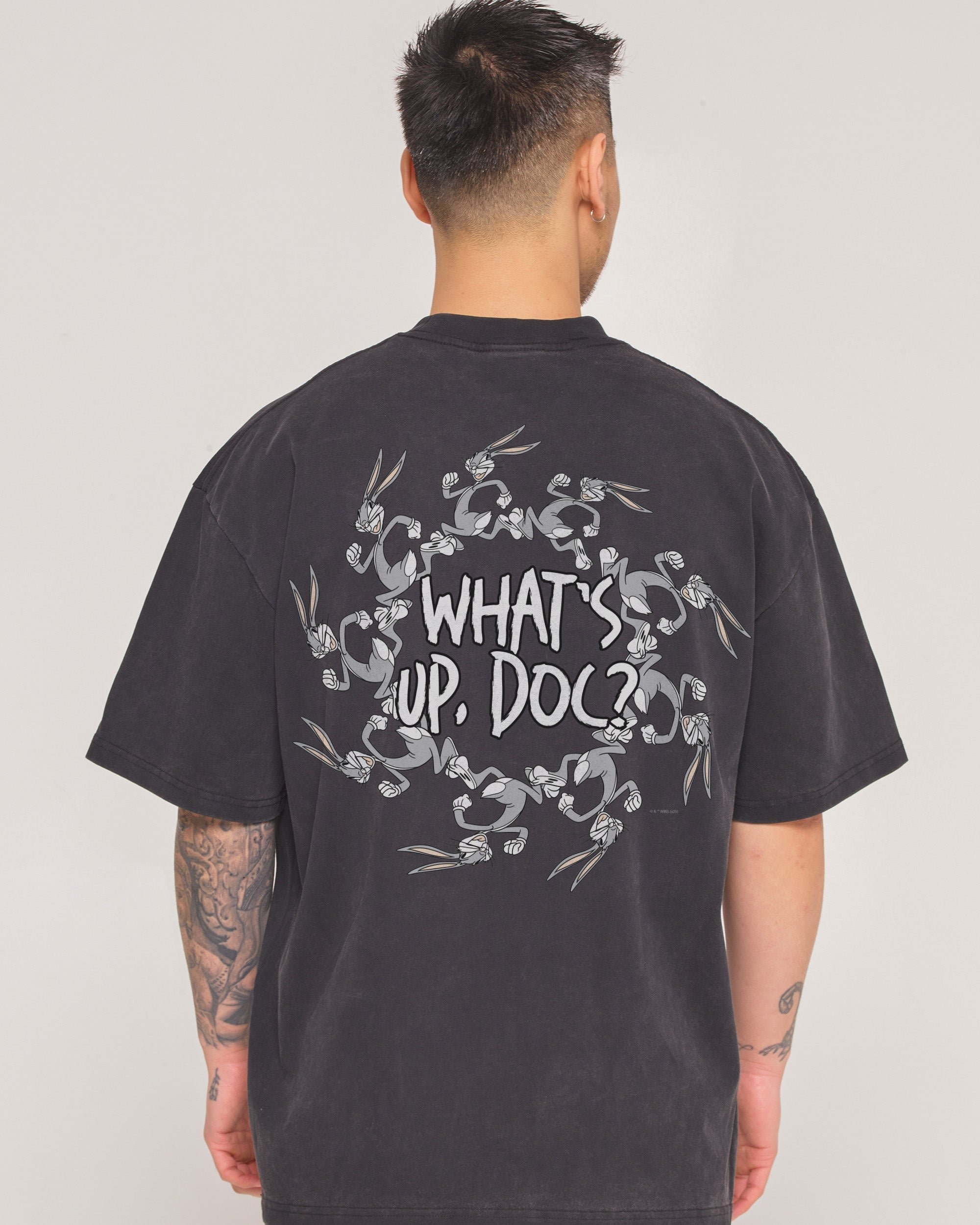 What's up, Doc? Looney Tunes Oversized Graphic Tee - Unisex 100% Combed Cotton