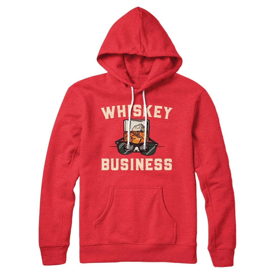 Whiskey Business Unisex Hoodie - Cotton Polyester Pullover with Kangaroo Pocket