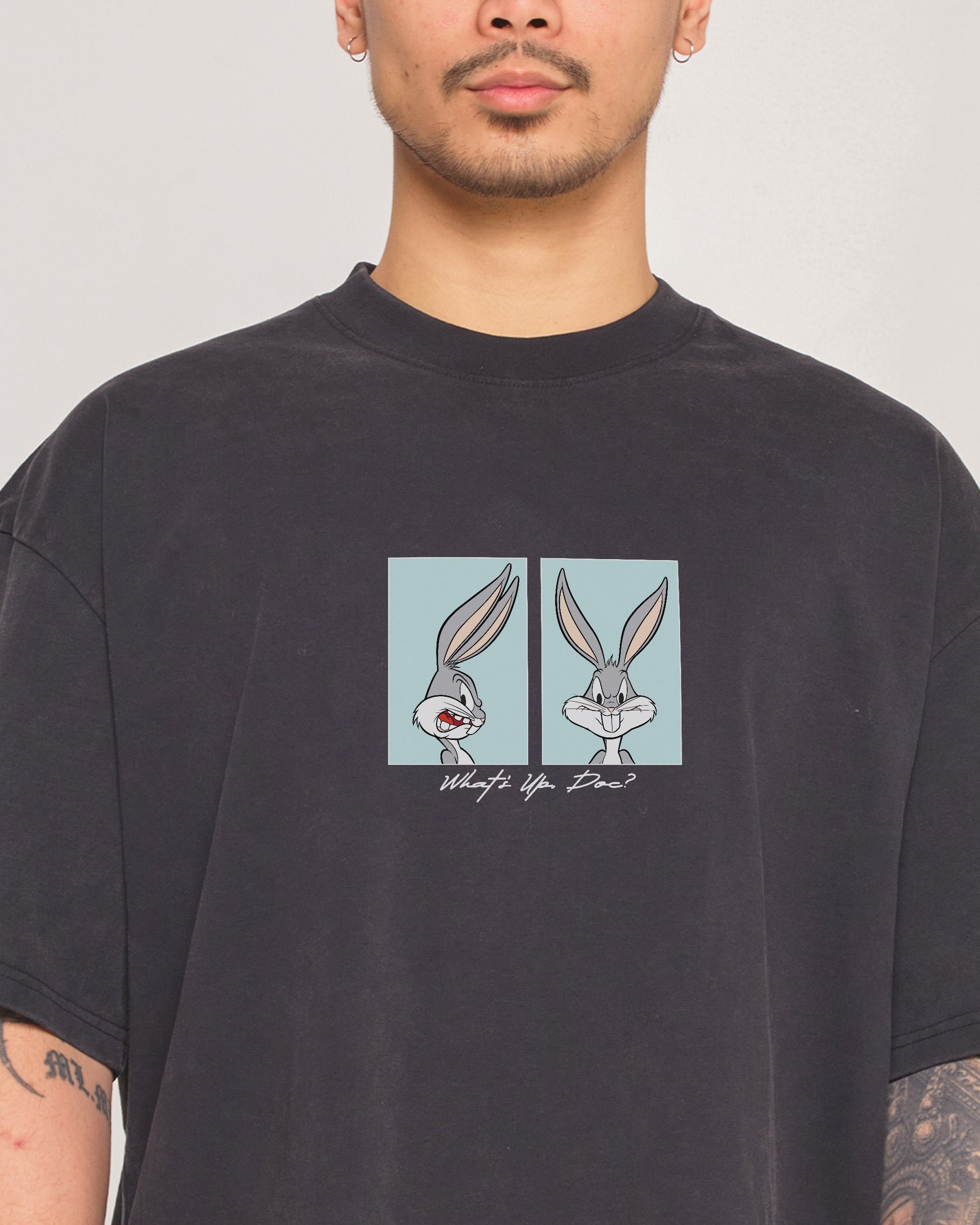 What's up, Doc? Looney Tunes Oversized Graphic Tee - Unisex 100% Combed Cotton