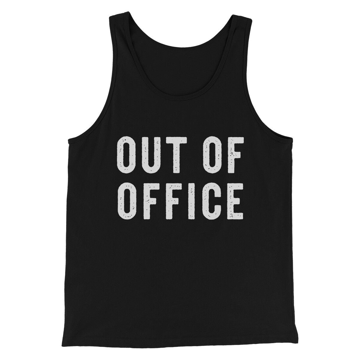 Out Of Office Funny Men Unisex Tank Top Combed Cotton