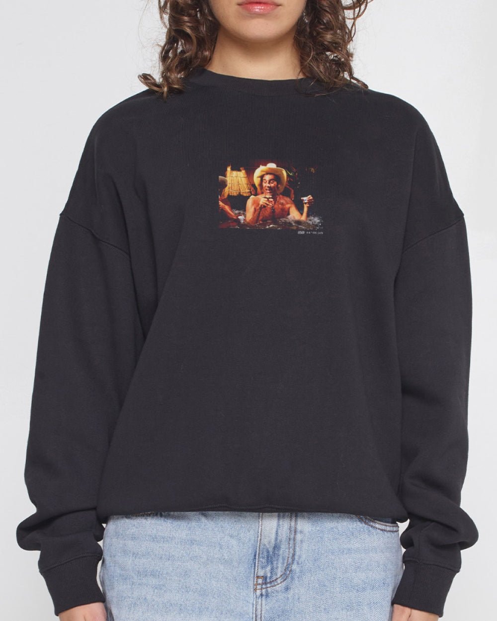 Hot Tub Sweatshirt Seinfeld Official Collab Premium Graphic Sweatshirt