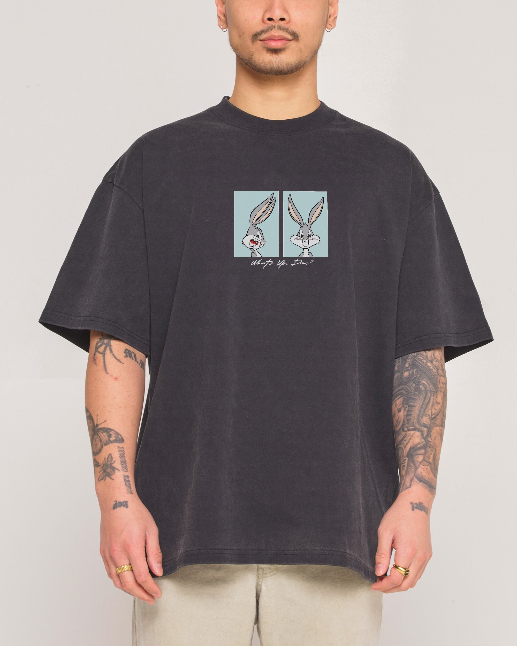 What's up, Doc? Looney Tunes Oversized Graphic Tee - Unisex 100% Combed Cotton