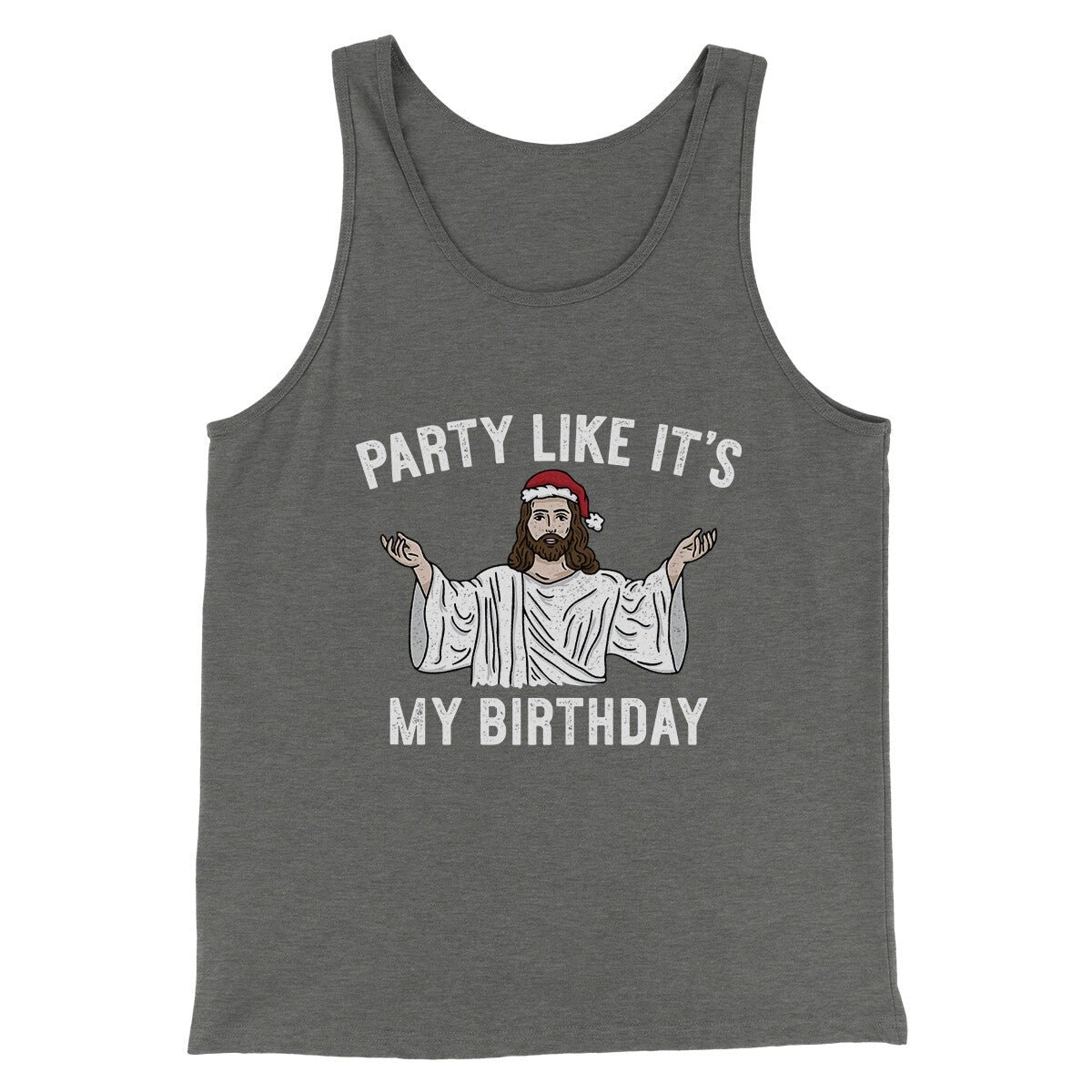Party Like It's My Birthday Men Unisex Tank Top Combed Cotton