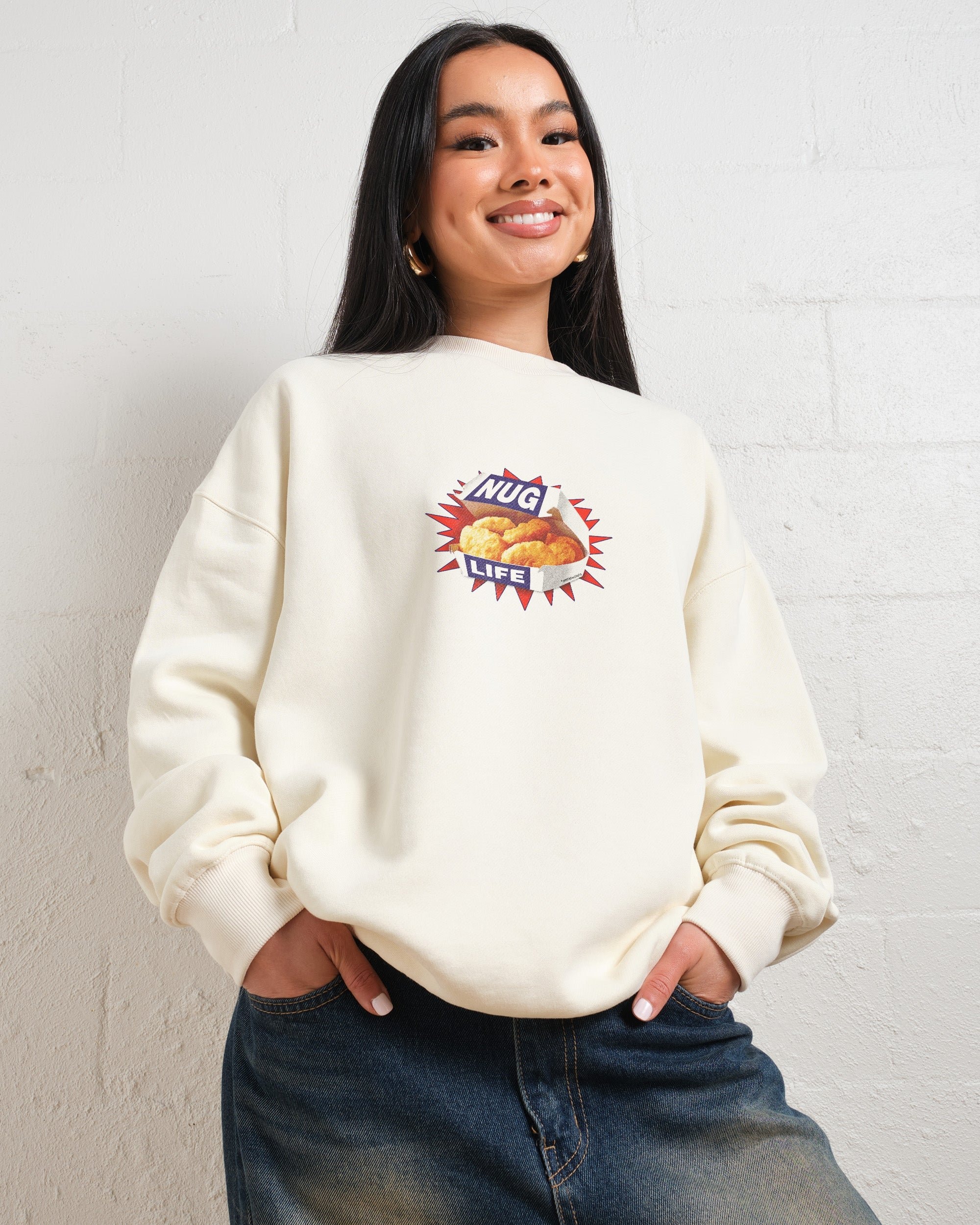 Nug Life Sweatshirt - Threadheads Premium Unisex Graphic Sweatshirt