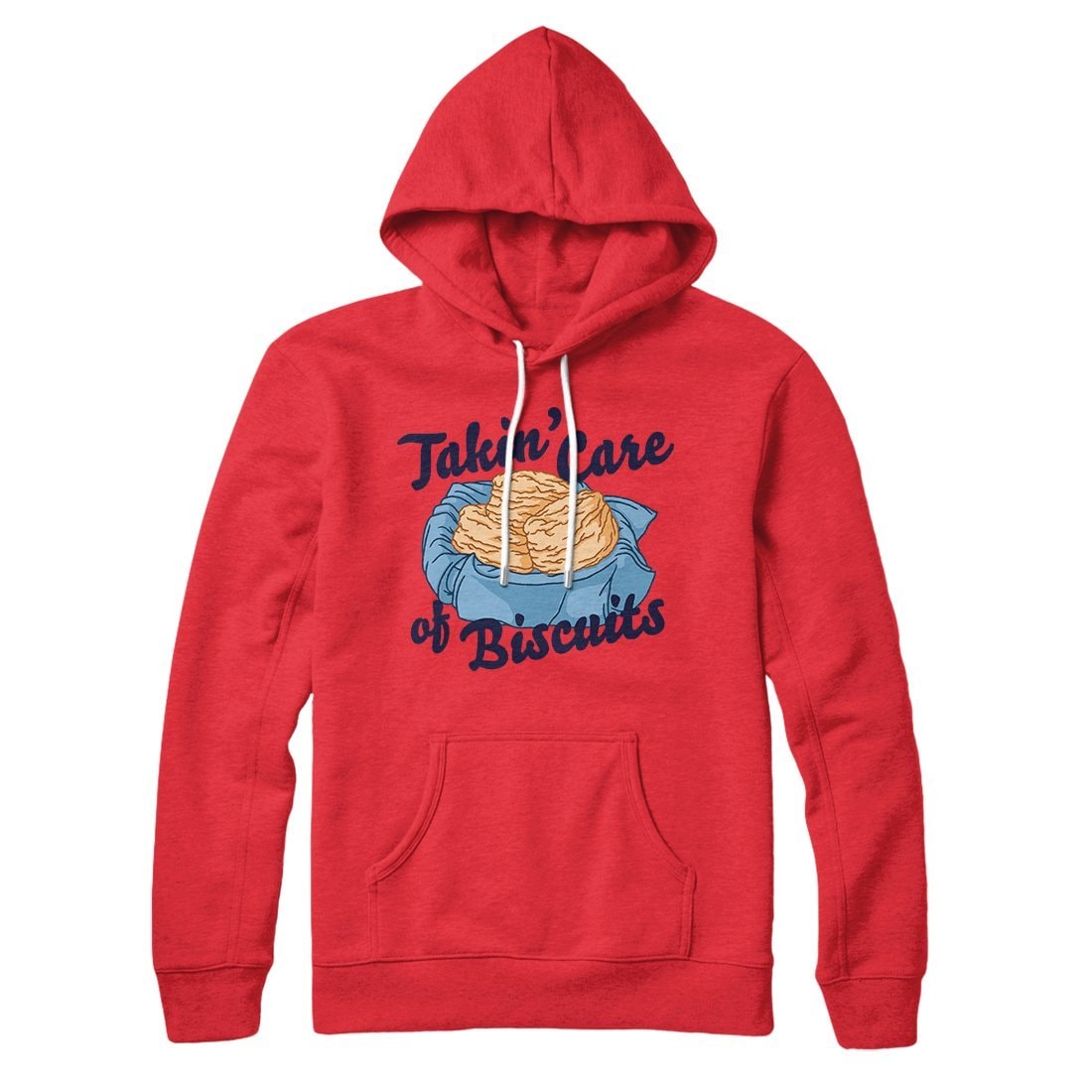 Taking Care of Biscuits Unisex Hoodie - Cotton Polyester Pullover with Kangaroo Pocket