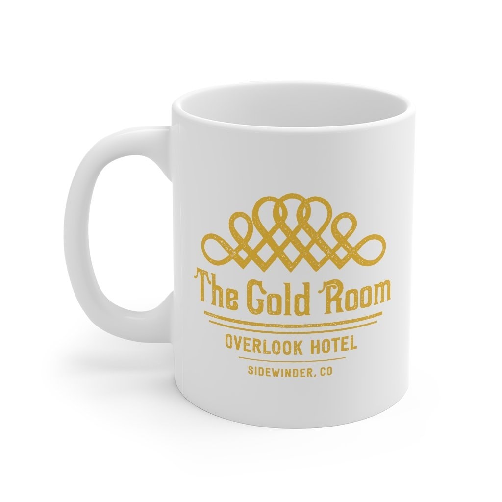 The Gold Room Coffee Mug - White Ceramic Mug 11oz