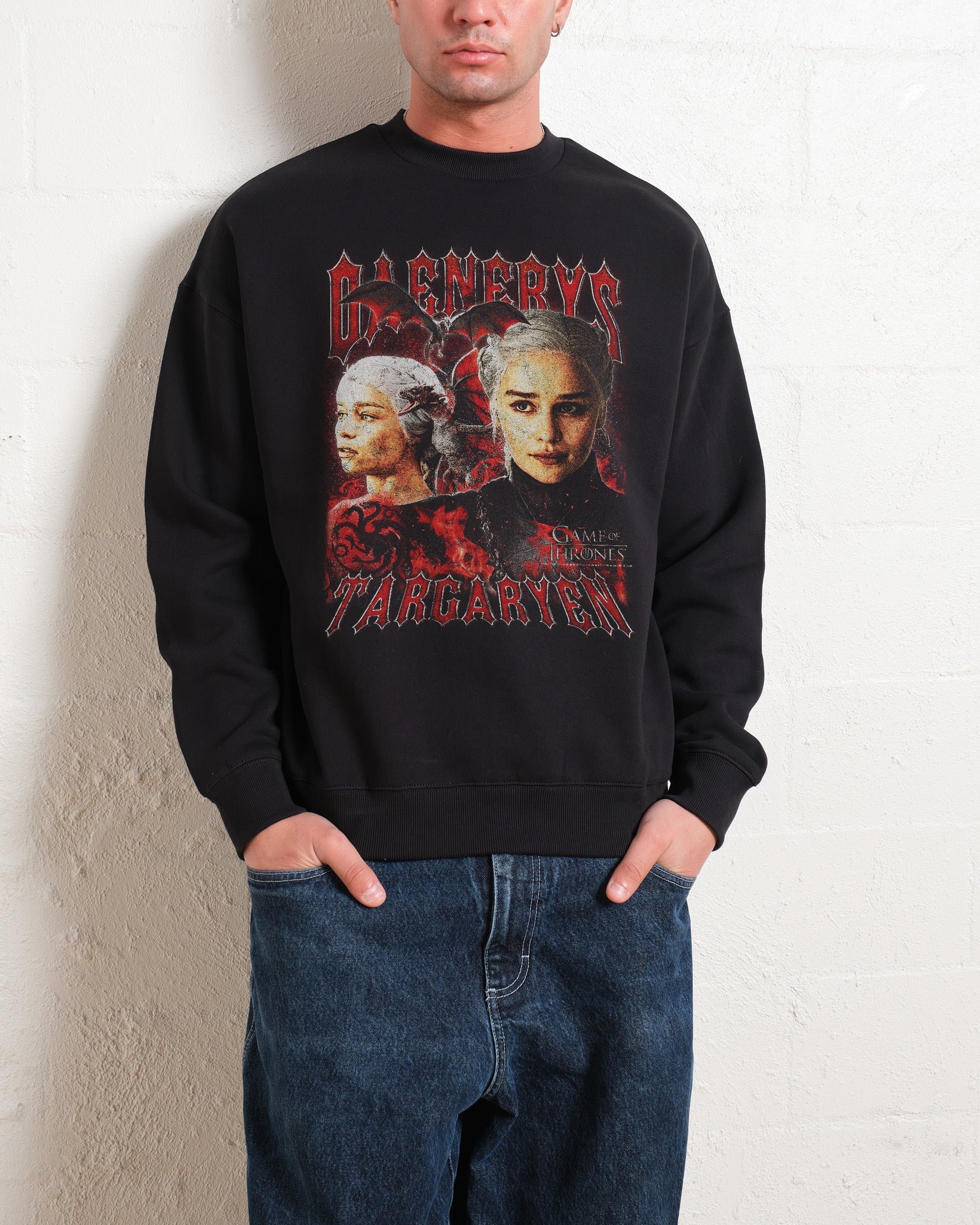 Vintage Daenerys Targaryen Sweatshirt - Game of Thrones Premium Graphic Sweatshirt