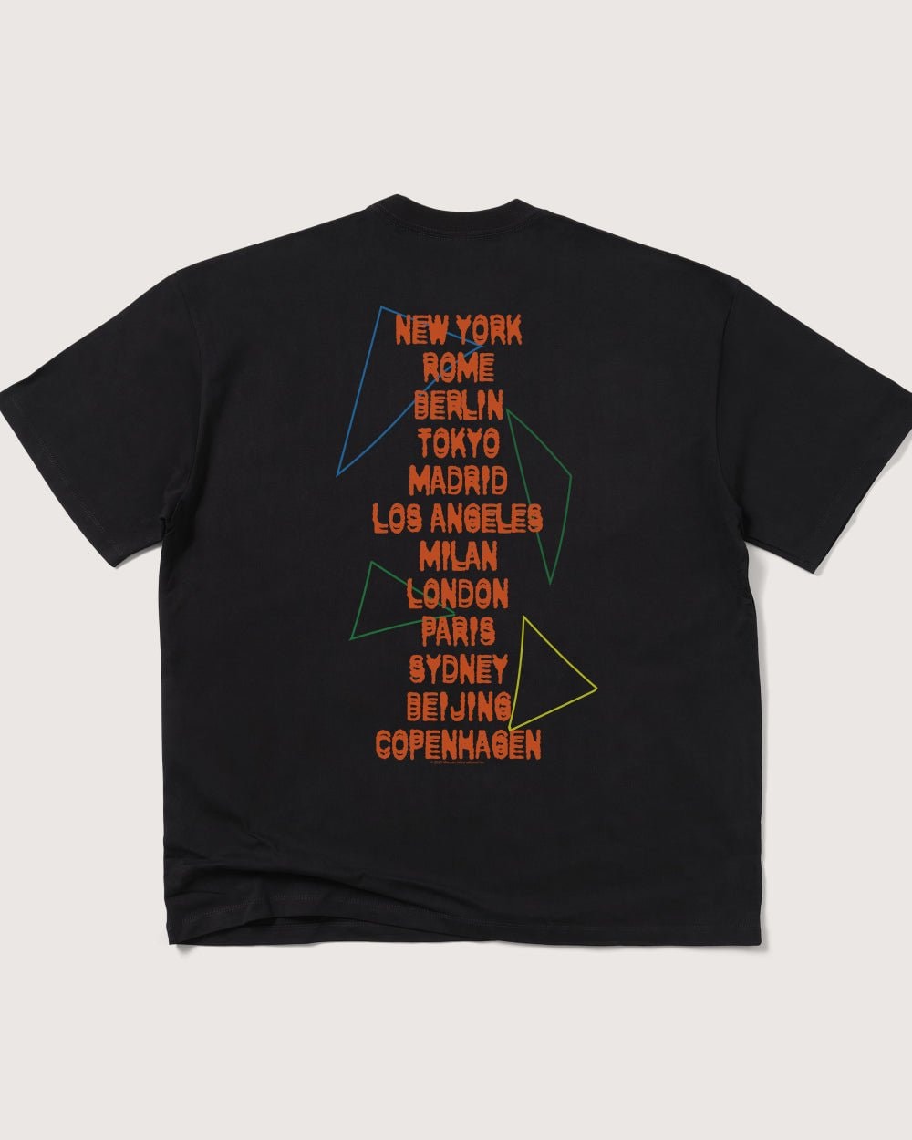 MTV World Tour Oversized Graphic T-Shirt Unisex 90s Boxy Fit 100% Combed Cotton